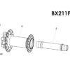 Boost front hub 110x15 Black